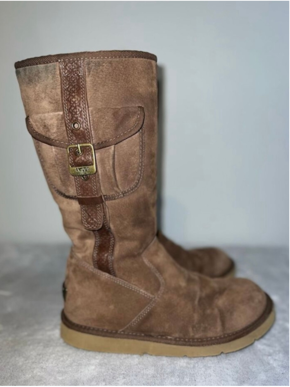 Women's UGG Brown Suede Winter Boots